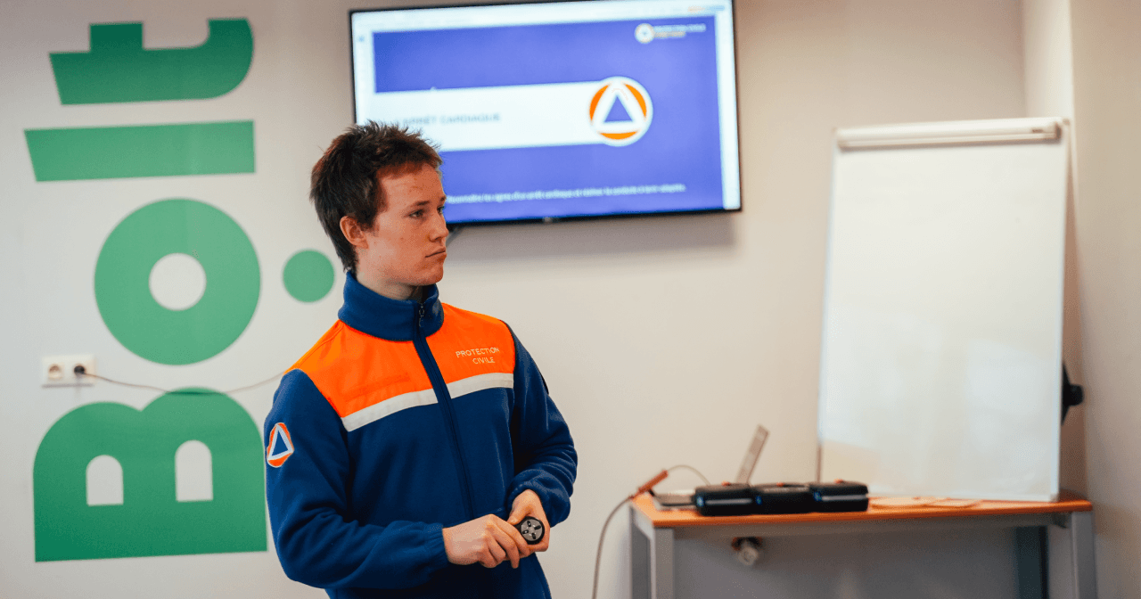 Bolt x La Protection Civile s’associent pour des trajets sûrs