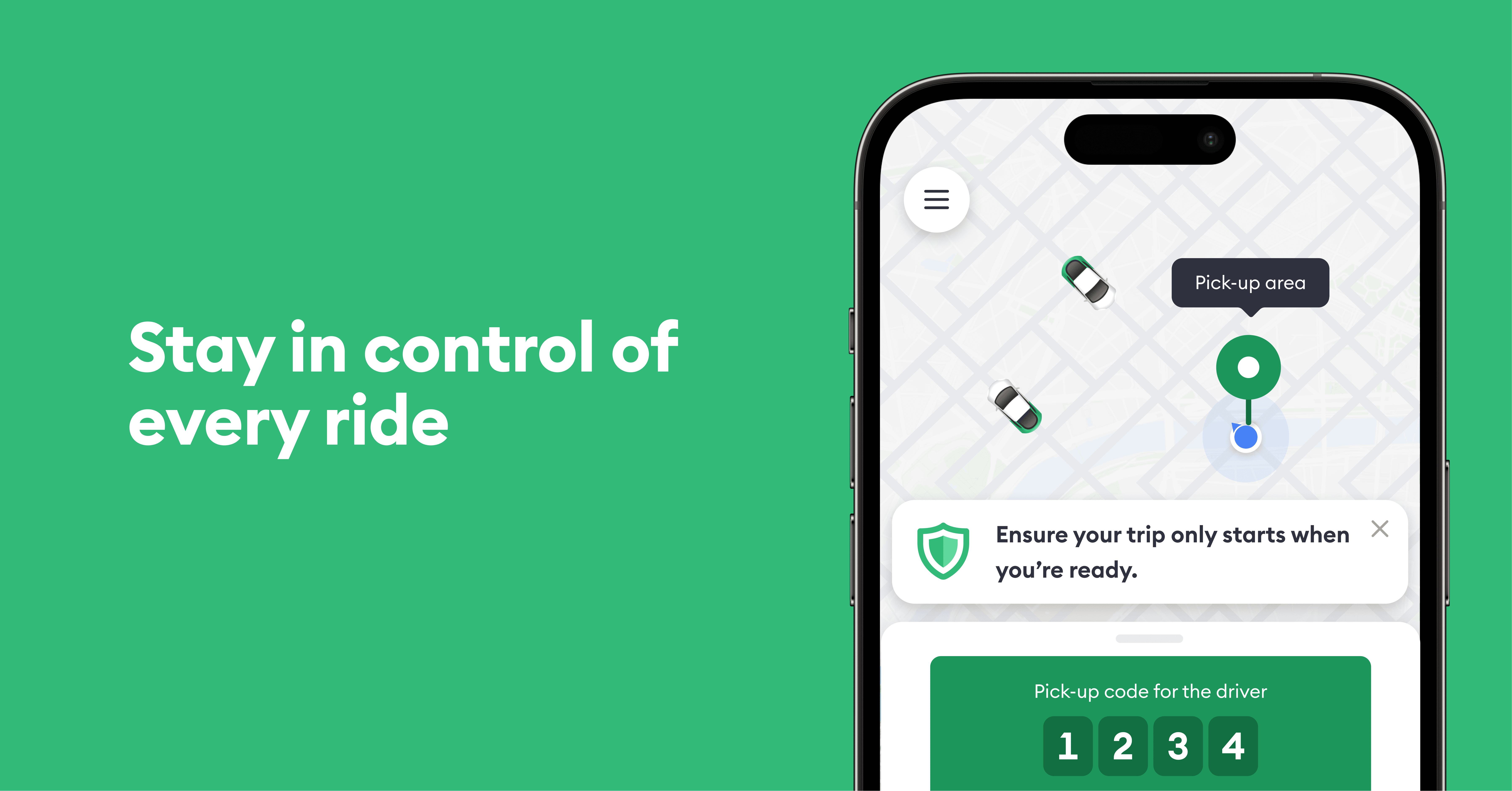 To give you that extra layer of precision and peace of mind, Bolt has introduced pick-up codes.
