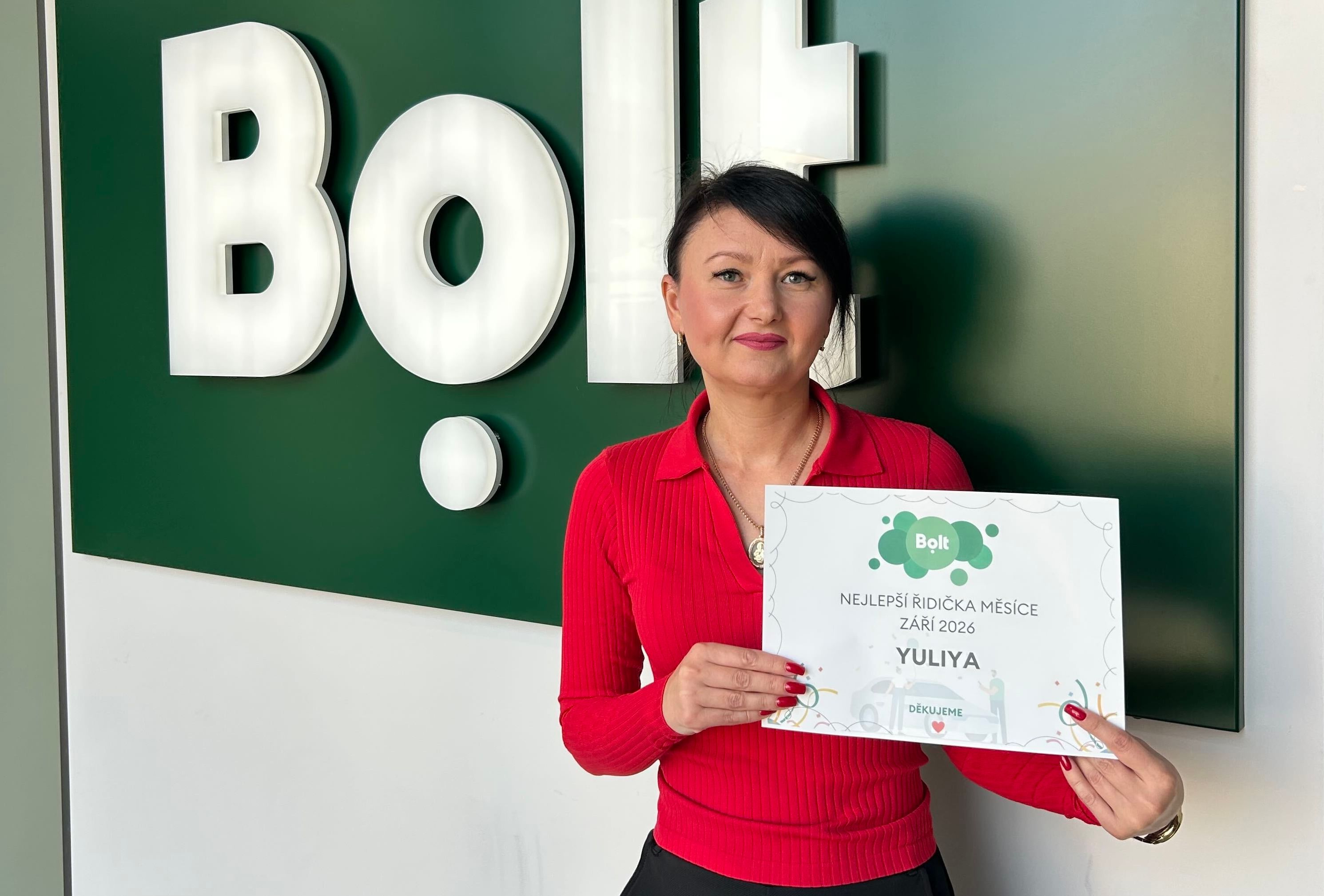 Partnerskou řidičkou měsíce září se stala Yuliya