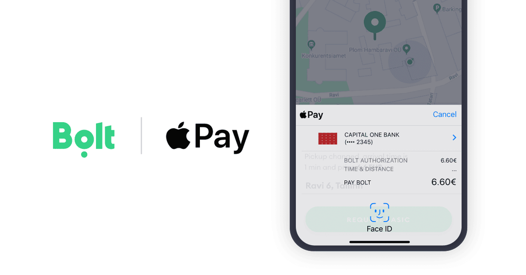 Bolt tagad vari izmantot Apple Pay!