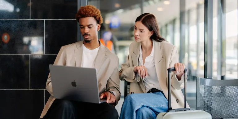 People entering a Bolt vehicle.