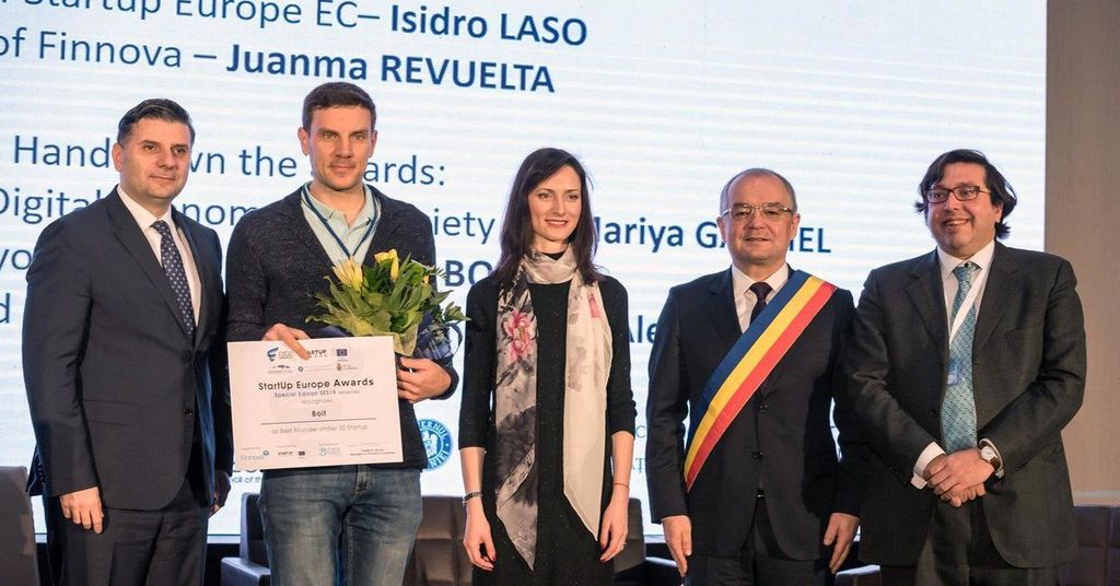 Bolt awarded as best young-led startup